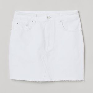 White Jean Skirt!
